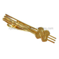 Clip plateado oro del lazo de la aleación Clip de cobre amarillo del lazo (GZHY-LDJ-001)